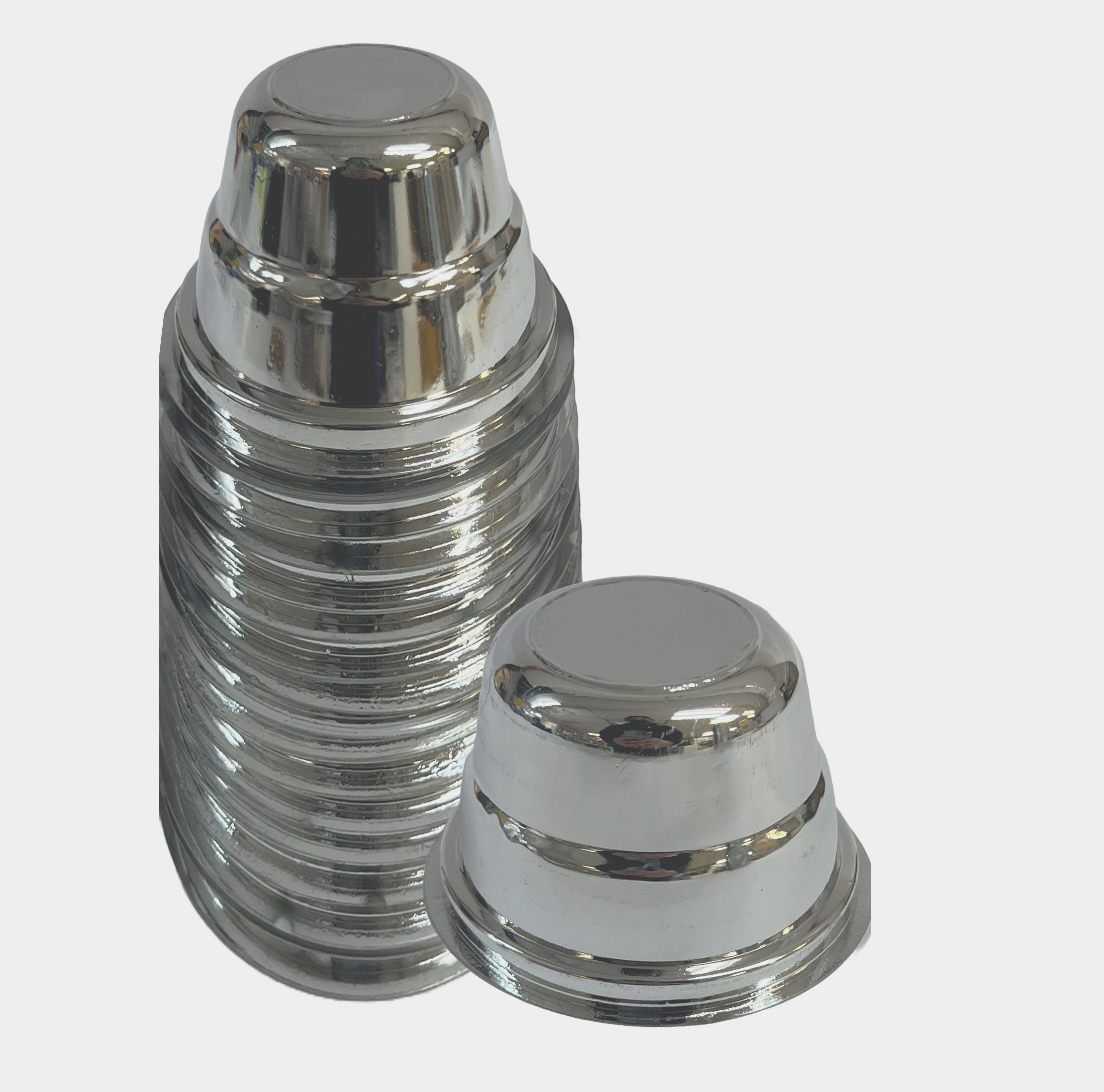 Disposable Plastic Bowl / Katori for Thali 100 Pcs Silver 3.5" 26262